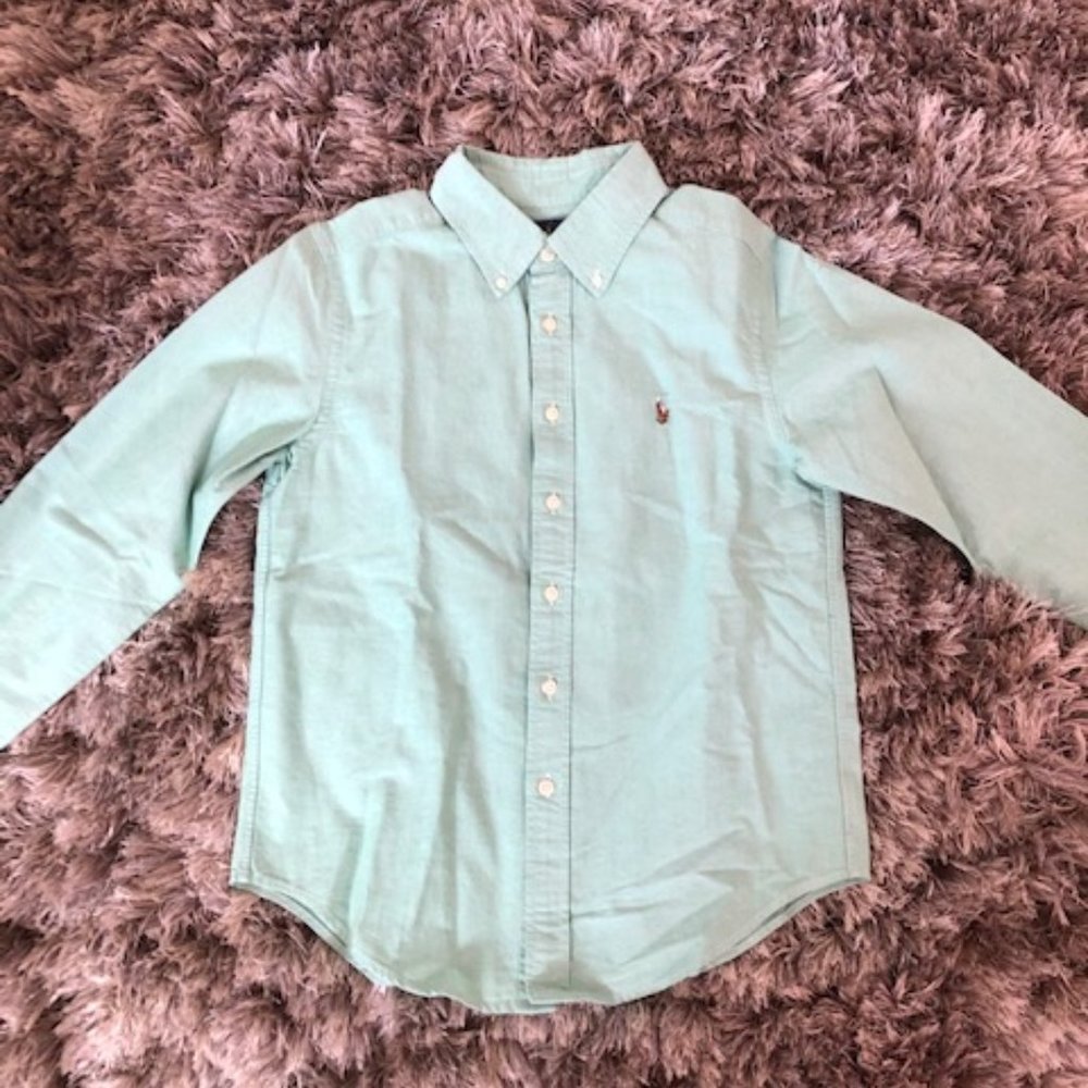 Boys- Ralph Lauren-  long sleeve shirts size 10-12